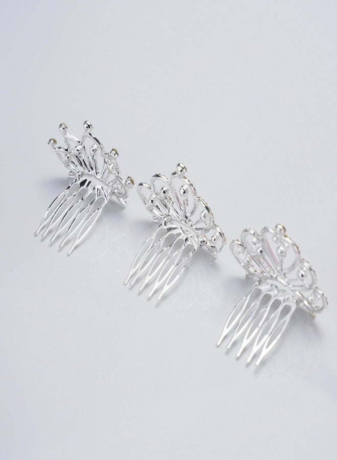 JINYEAH Mini Headbands Tiaras with Hair Comb for Women Princess Style1 - Image 2