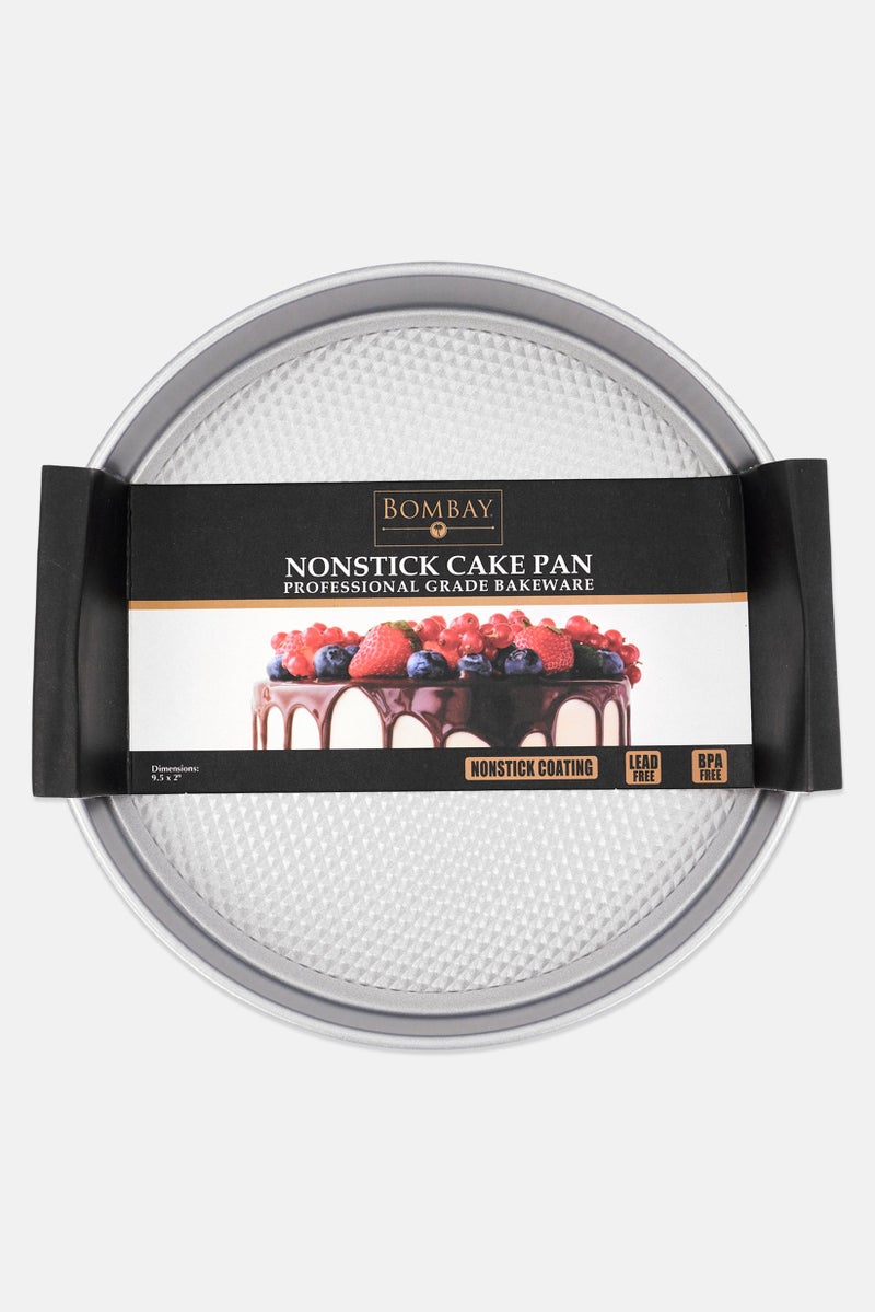 Bombay Round Shape Non Stick Cake Pan 24 D cm, Metallic Grey - Image 1