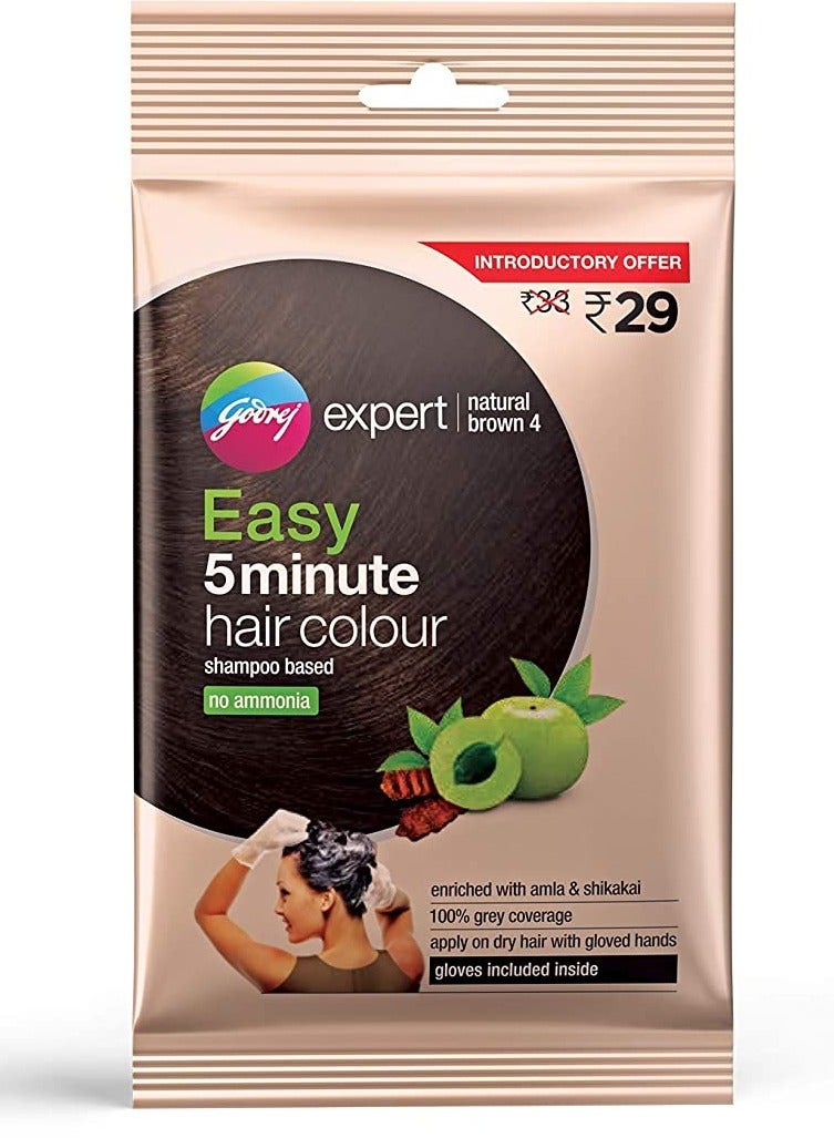 جودريج صبغة شعر سهلة وسريعة في 5 دقائق، لون بني طبيعي 4 - Image 2