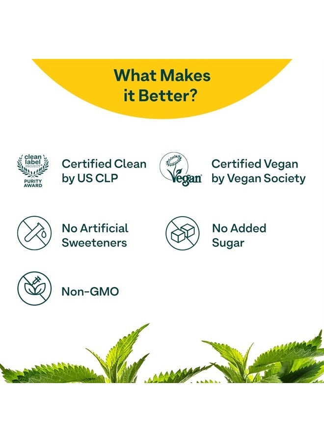 OZiva Plant Based Hair Vitamins | Hair Vitamins for Hair Growth & Better Hair Health (with Omega-3, Biotin & Vitamin E for Hair), Certified Clean & Vegan, 60 Capsules - Image 5