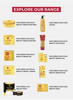 Face Fresh Set of 3 Gold Plus Beauty Face Wash - Helps Unclog Pores and Prevents Acne Breakouts, Face Wash for All Skin Types 60ml  - Image 4