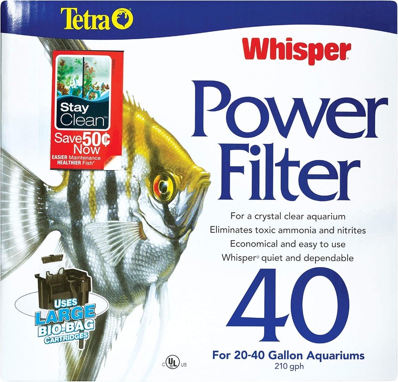 Tetra Whisper Power Filter 40 Gallons - Quiet 3-Stage Aquarium Filtration System - Image 2