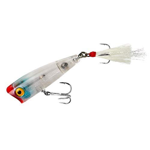 Rebel Lures Pop-R Topwater Popper Fishing Lure, Clear, Pop-R (1/4 oz), 2 1/2 inches - Image 4