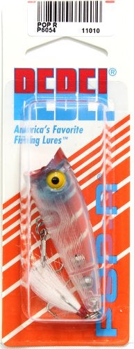 Rebel Lures Pop-R Topwater Popper Fishing Lure, Clear, Pop-R (1/4 oz), 2 1/2 inches - Image 2