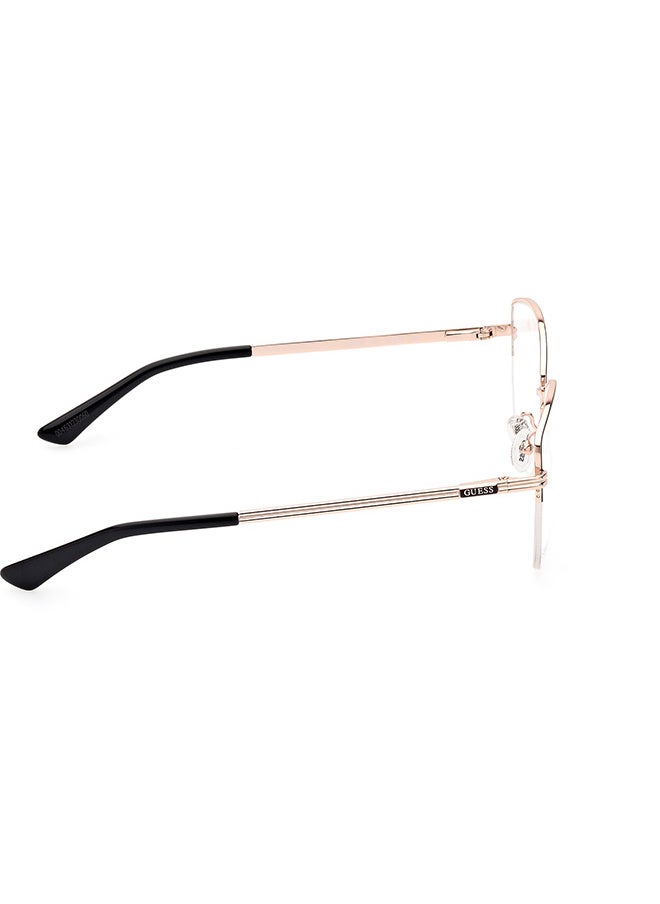 Women's Hexagon Eyeglass Frame - GU293900153 - Lens Size: 53 Mm