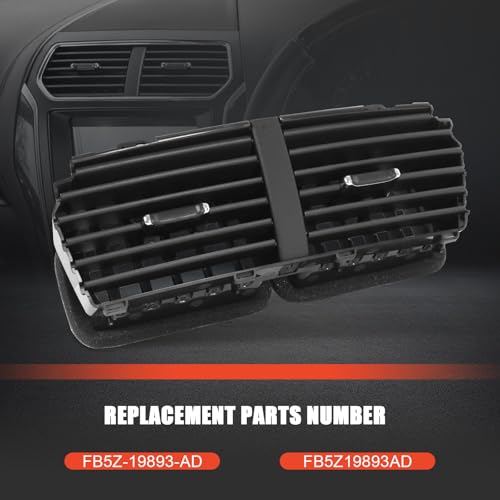 BUSIDN Center Dash Air Vent Compatible with 2016-2019 Ford Explorer, 2016-2019 Police Interceptor Utility, Replaces FB5Z-19893-AD - Image 4