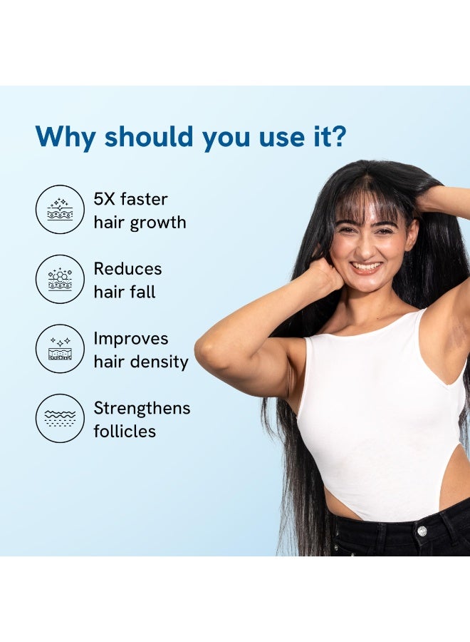 Be Bodywise Rosemary Hair Serum (Roll On) | 3% Redensyl, 2% Aminexil & 2% Anagain | Thicker & Stronger Hair | Prevents Hair Fall & Stimulates Follicles | For All Hair Types | 25ml - Image 3