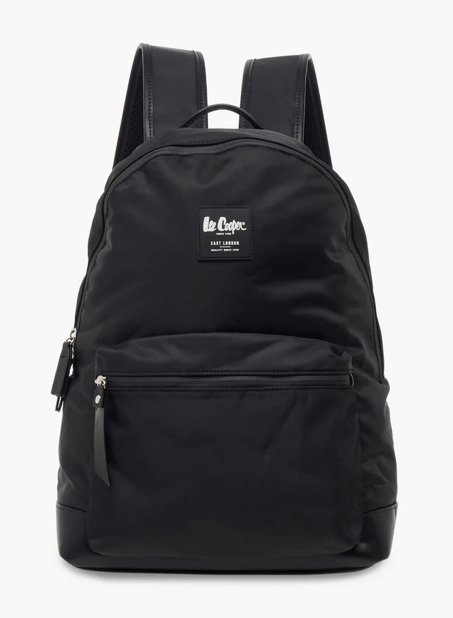 لي كوبر Solid School Backpack with Adjustable Straps and Zip Closure - 30x13x41 cm