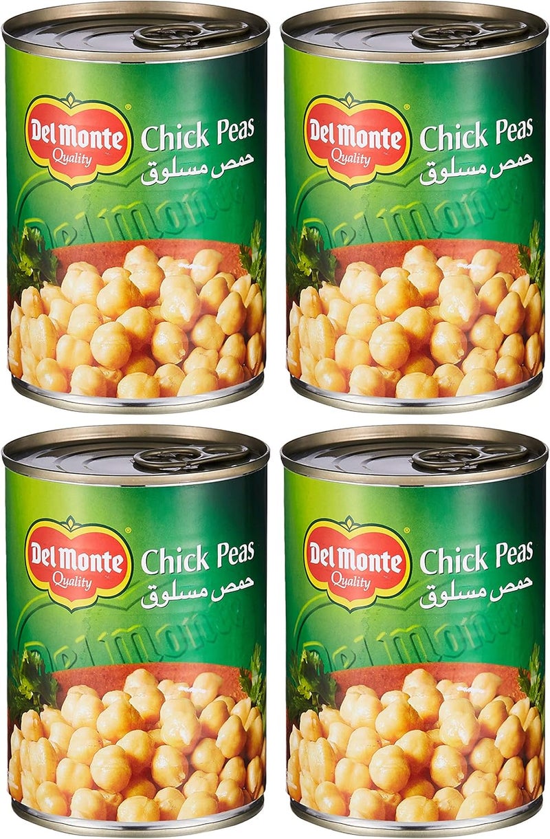 Del Monte Canned Chick Peas, 400 Gms- (Pack Of 4) - Image 1