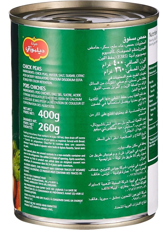Del Monte Canned Chick Peas, 400 Gms- (Pack Of 4) - Image 4