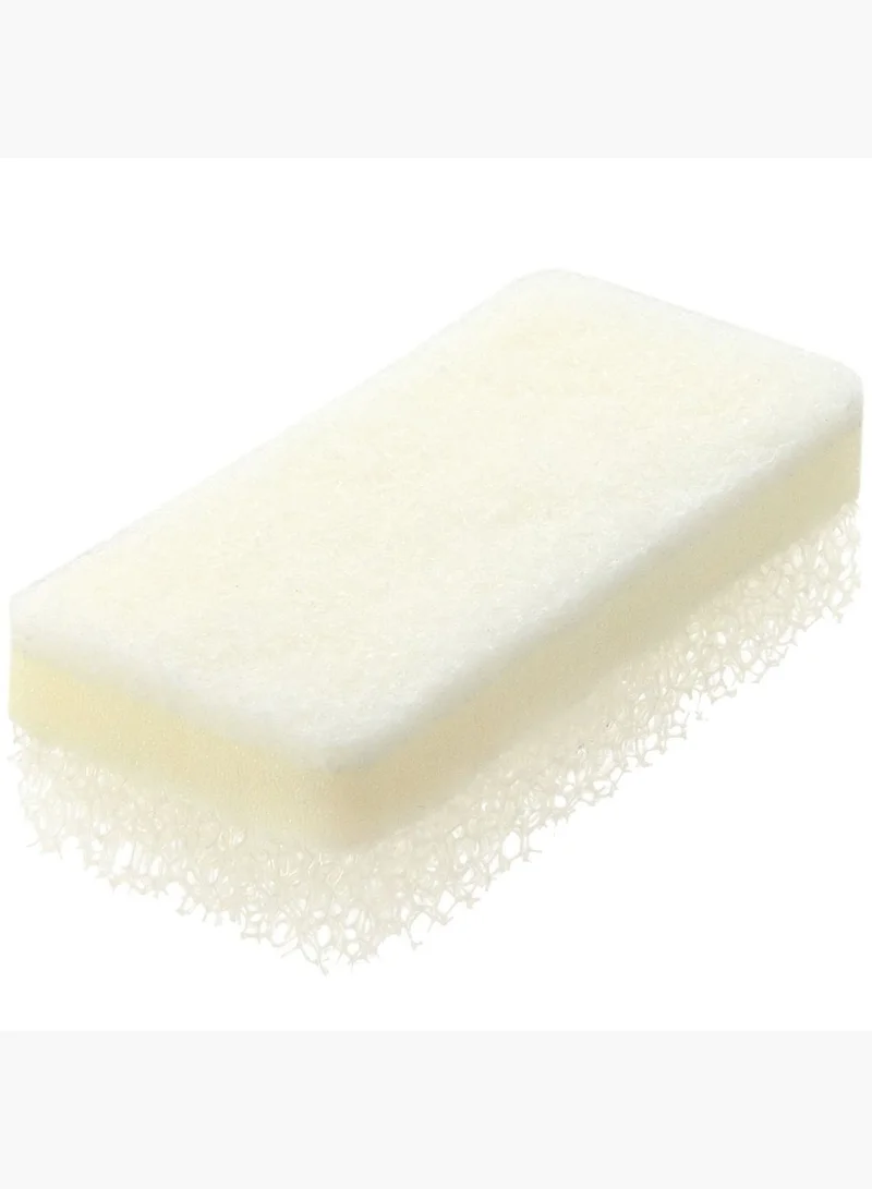 MUJI Urethane Foam Three Layer Sponge, Approx. W 6 x D 12 x H 3.5 cm, White