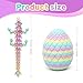Flavery 4 Pack 3D Printed Dragon Egg Small Easter Eggs with Dragon Inside Articulated Fidget Toy Desk Decor Pet Teen Girl Light Rainbow Set - Image 4