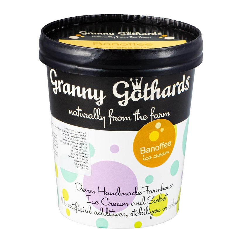Gourmet Ice Cream, Banoffee - 500ml, UK