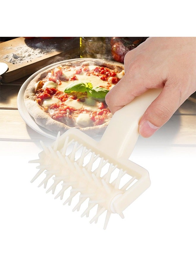 Pizza Dough Docker, Pizza Docking Tool DIY Plastic Pizza Cookies Dough Roller Wheels Cutter Cake Bread Hole Punch Baking Tools  - Image 3