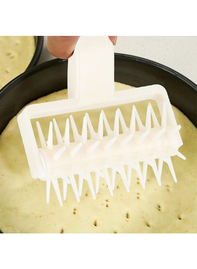 Pizza Dough Docker, Pizza Docking Tool DIY Plastic Pizza Cookies Dough Roller Wheels Cutter Cake Bread Hole Punch Baking Tools  - Image 5