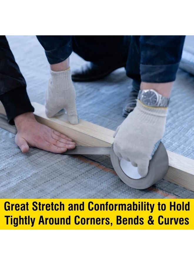 Heavy Duty Silver PVC Duct Tape 1.96inch X 32.8ft Multipurpose Repair Tape Strong Bonding - Image 3