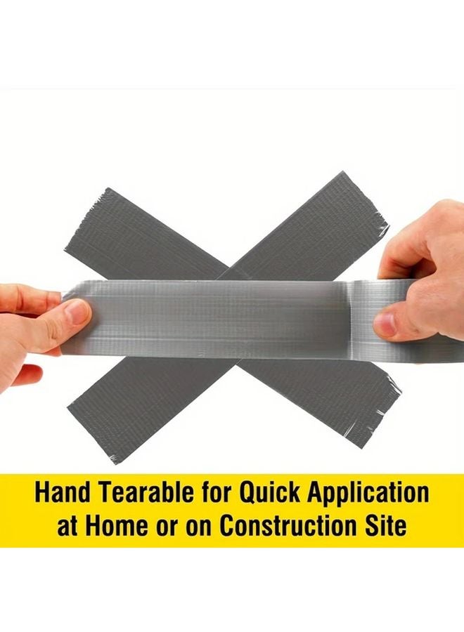 Heavy Duty Silver PVC Duct Tape 1.96inch X 32.8ft Multipurpose Repair Tape Strong Bonding - Image 4