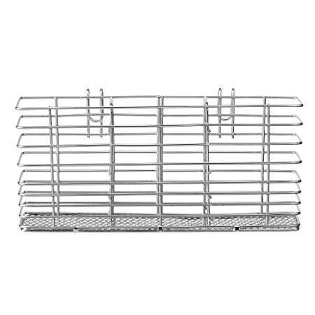 Slideep Cutlery Utensil Silverware Drying Rack, Flatware Storage Solution Basket with Hooks for Kitchen Dish Drainer Dish Drying Rack, RustProof 304 Stainless Steel - Image 2