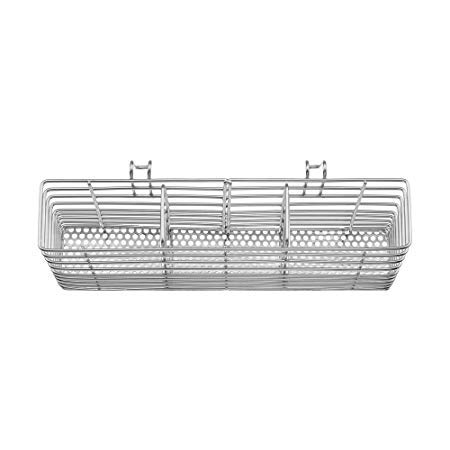 Slideep Cutlery Utensil Silverware Drying Rack, Flatware Storage Solution Basket with Hooks for Kitchen Dish Drainer Dish Drying Rack, RustProof 304 Stainless Steel - Image 3