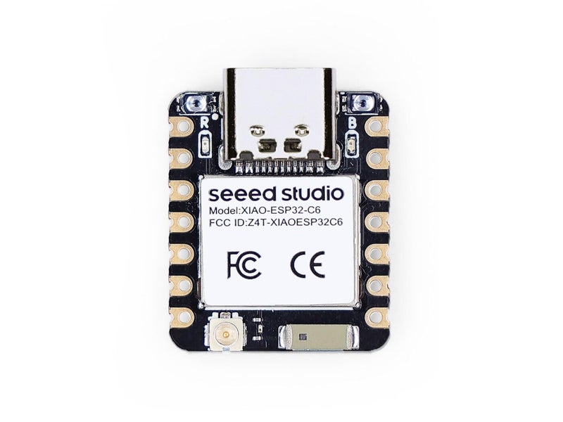 Seeed Studio XIAO ESP32C6-2.4 GHz WiFi 6, Bluetooth 5.3, Zigbee, Thread (802.15.4), ESP Rain Maker, AWS IoT, Support Microsoft Azure, Smart Home - Image 1