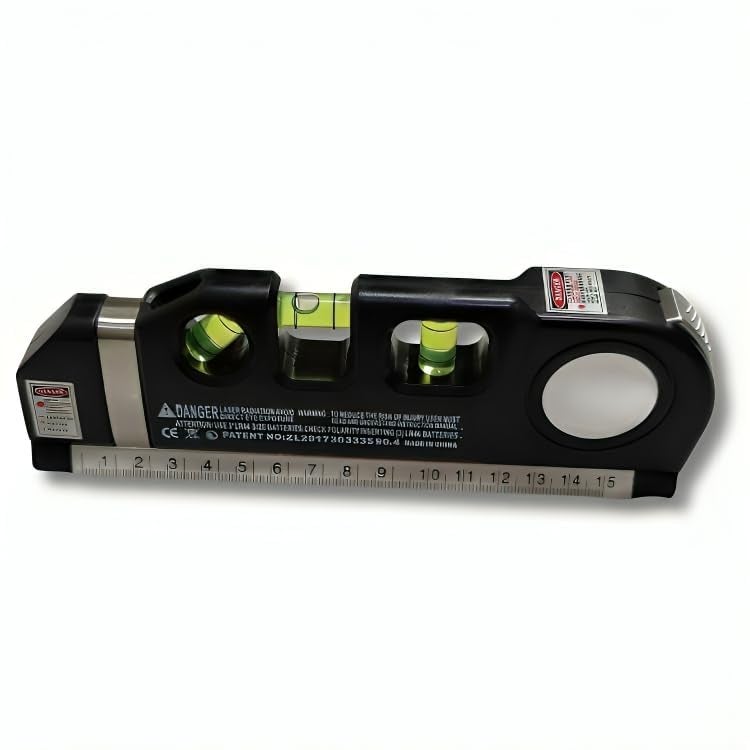 ISC ISC Level Laser NEW Plastic Horizon Vertical Measure Tape Aligner Bubbles Ruler Multifunction Leveler Tool - Image 5