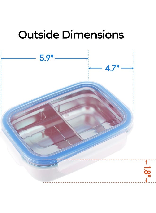 innobaby Keepin' Smart Stainless Snack Box (Blue) - Image 5