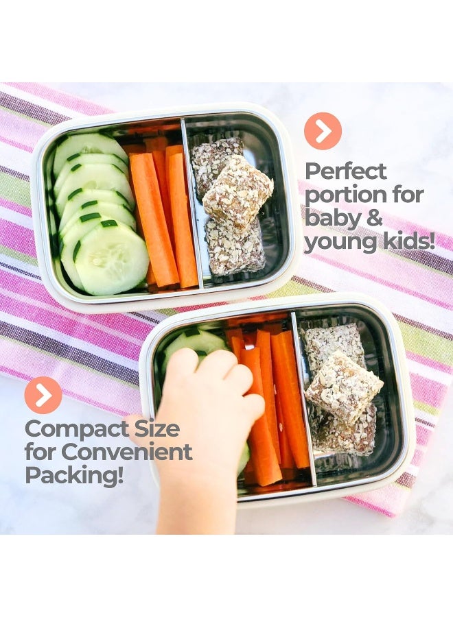 innobaby Keepin' Smart Stainless Snack Box (Blue) - Image 4