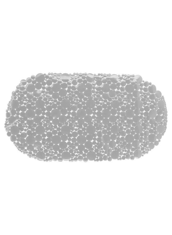 Tendance PVC Anti-Slip Bubble Desig Bathtub Floor Mat Pearl Grey 69 x 36cm 7215182 - Image 1