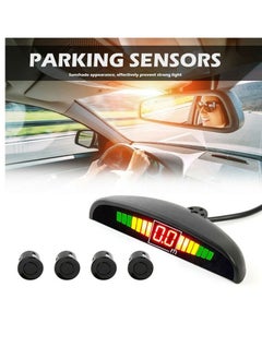 Car LED Parking Sensor Monitor With 4 Sensors