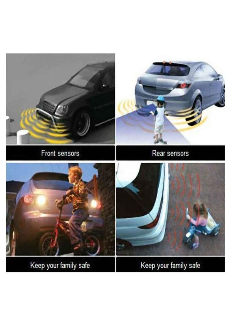 Generic - Car LED Parking Sensor Monitor With 4 Sensors - Image 1