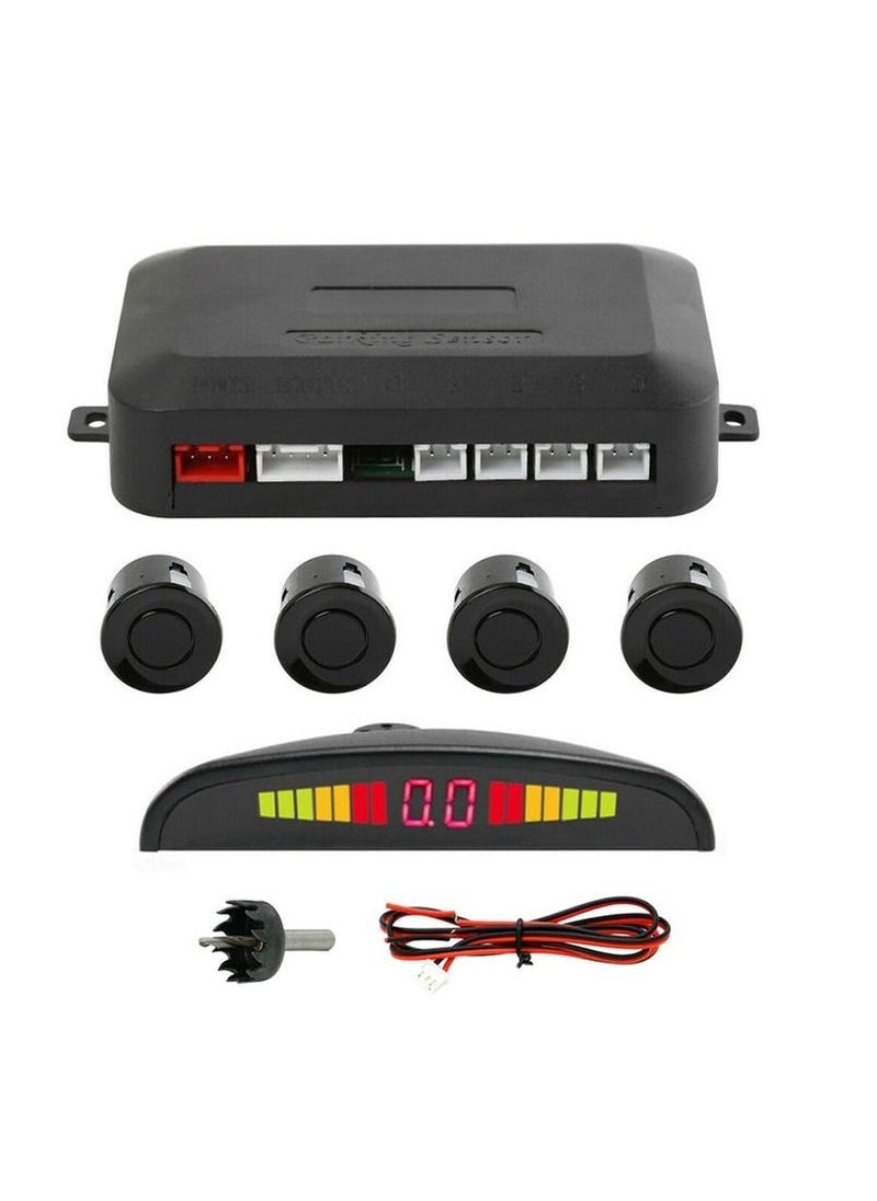 Generic - Car LED Parking Sensor Monitor With 4 Sensors - Image 1