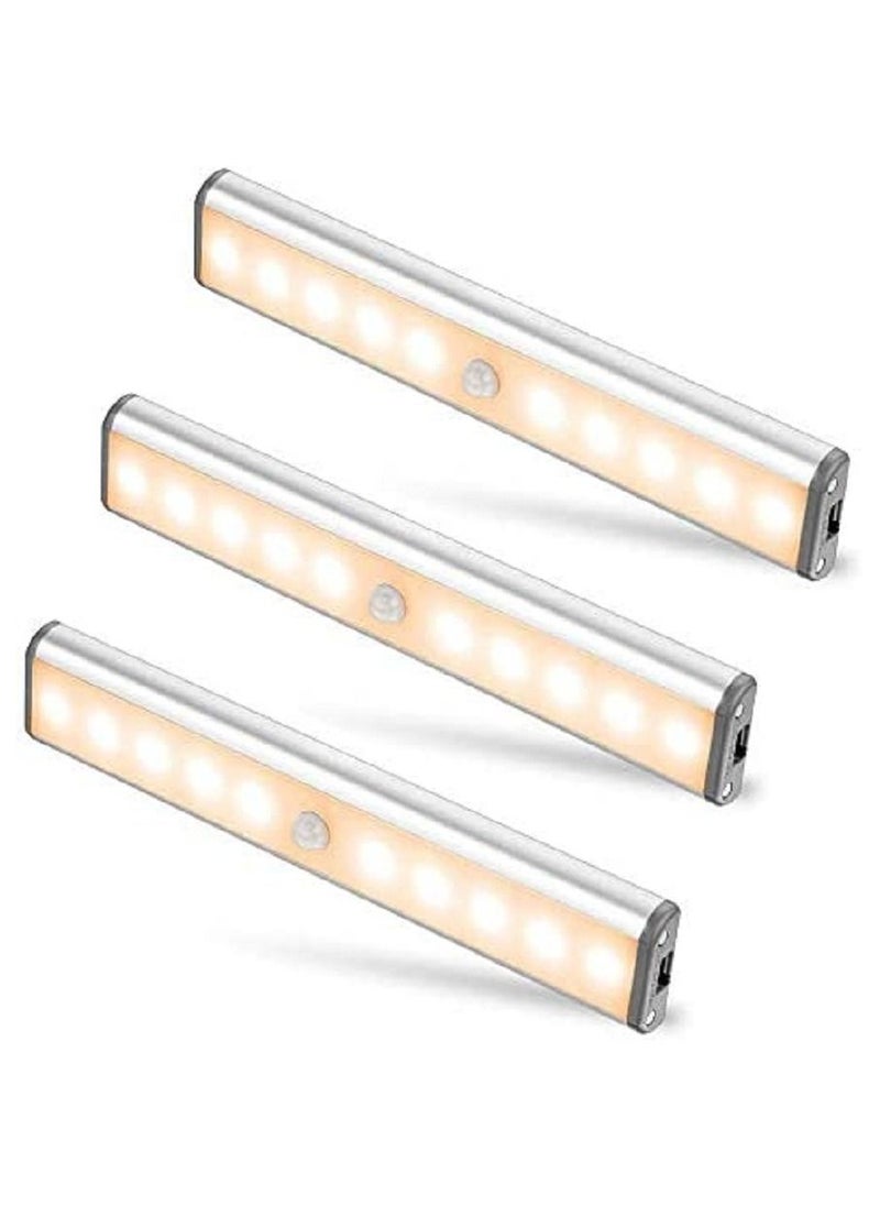 Motion Sensor Light Bar Night Light for Room, Stick-on Anywhere Wireless Battery Operated 10 LEDs Closet Lights Wardrobe Lighting LED Light(Warm White, 3 Pack) - pzsku/Z2F20F9274F5AFC9CB4E4Z/45/_/1662543238/d44a109b-df19-4444-8af9-47bea4cdf7a9