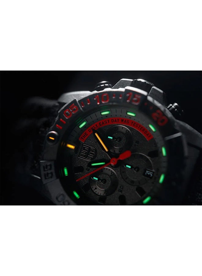 Luminox Men's Chronograph Round Shape Rubber Wrist Watch XS.3581.EY - 45 Mm  - Image 5
