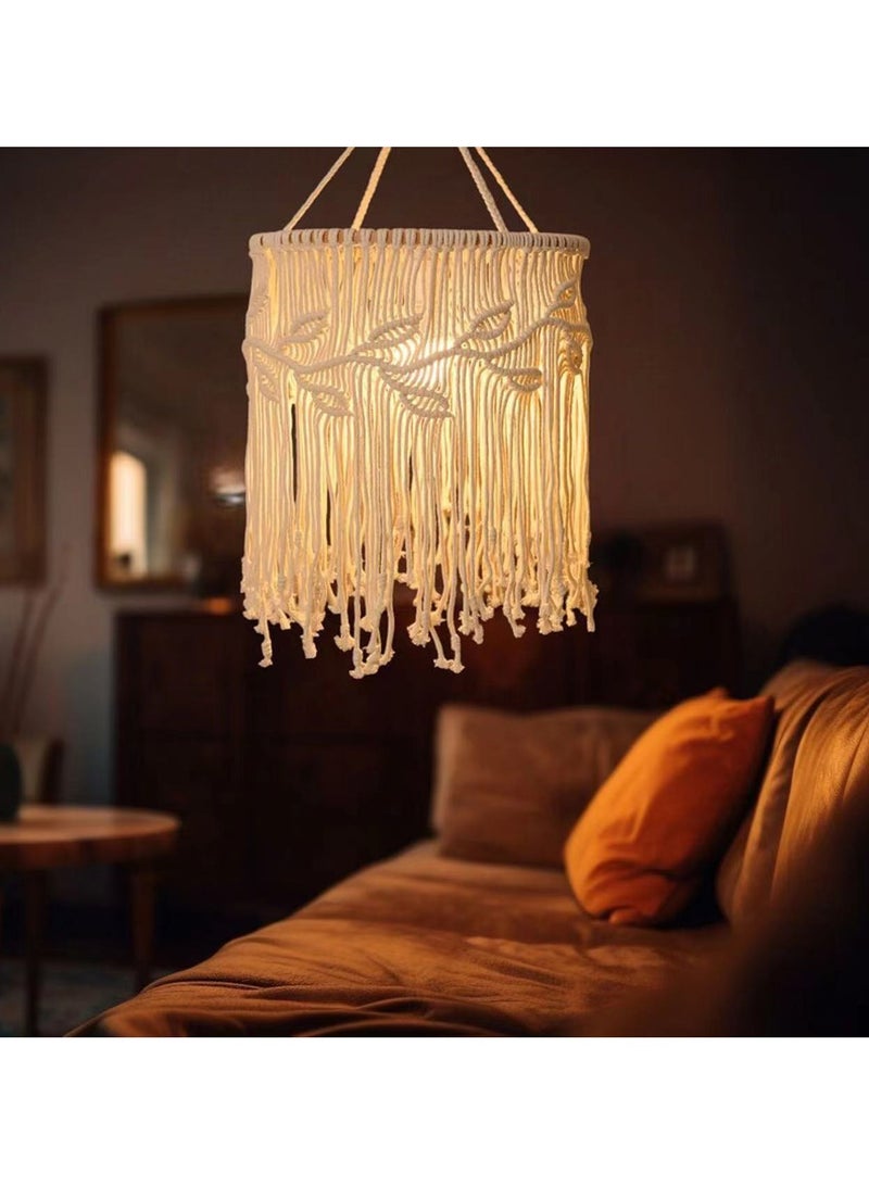 عام المظلة، الطراز الشمالي المصنوع يدويّاً من القطن النسيج الحبال مصباح مينغسو يضيء جدار زخرفة الغرفة المتدلية - Image 2