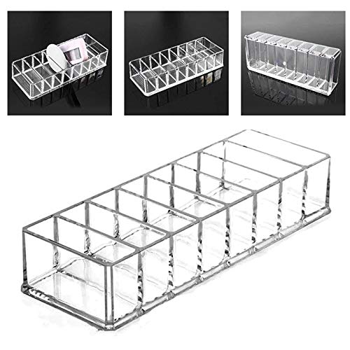 SCHUBERT 8 Slots Acrylic Compact Holder Powder Eye Shadow Blush Highlighters Makeup Cosmetics Organizer For Women - Image 2