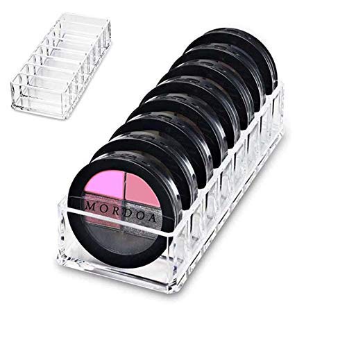 SCHUBERT 8 Slots Acrylic Compact Holder Powder Eye Shadow Blush Highlighters Makeup Cosmetics Organizer For Women - Image 5