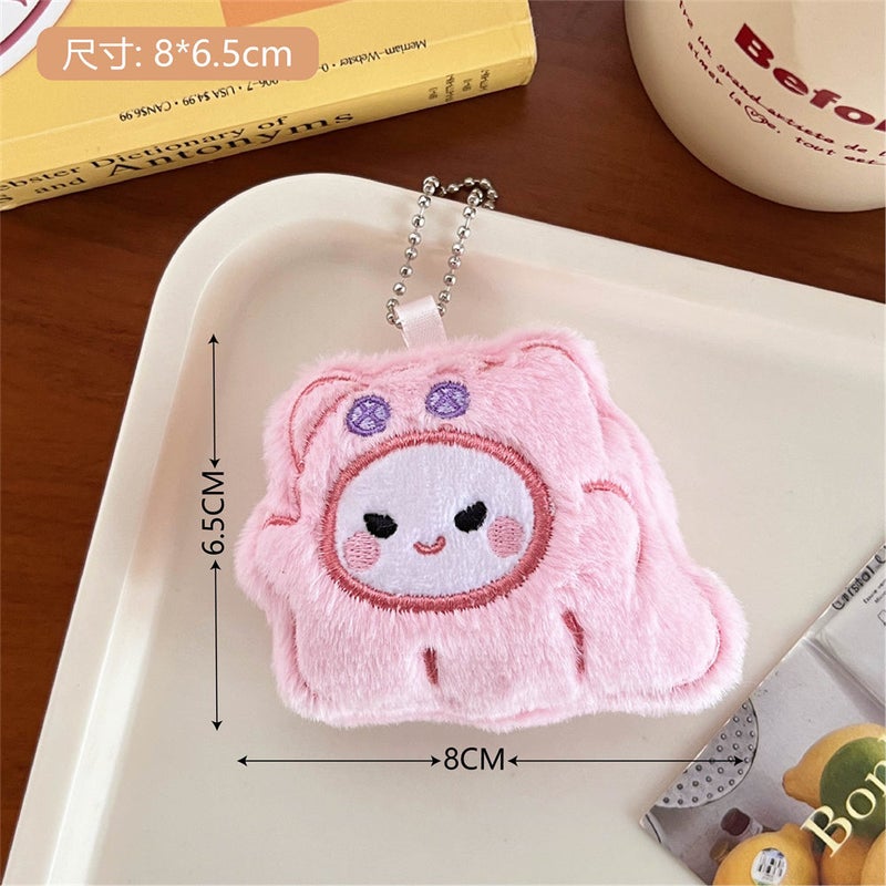 Original Cute Cartoon Plush Puppy Doll Pendant Girl Heart Bag Key Chain Decorative Jewelry - Image 1
