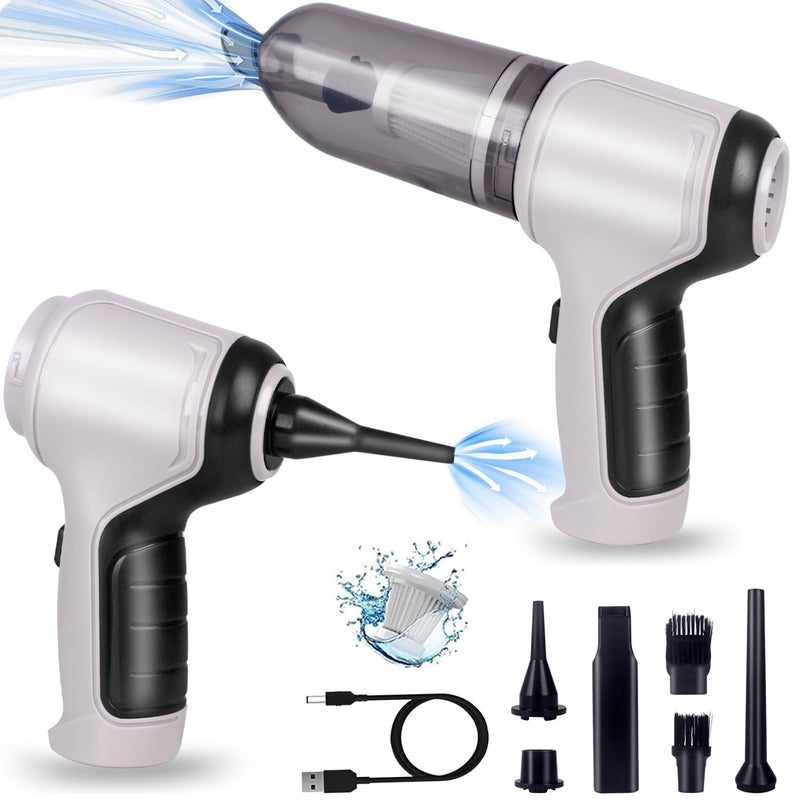 COZY CORNER Portable Vacuum Cleaner with Multinozzles CAR Vacuum Cleaner Handheld Vacuum Cleaner Cordless Portable Mini Car Vacuum Powerful Car Vacuum Cleaner - Image 1