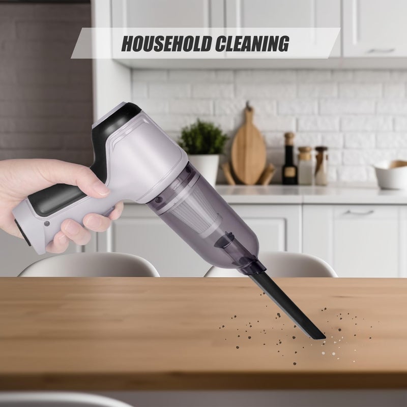 COZY CORNER Portable Vacuum Cleaner with Multinozzles CAR Vacuum Cleaner Handheld Vacuum Cleaner Cordless Portable Mini Car Vacuum Powerful Car Vacuum Cleaner - Image 4