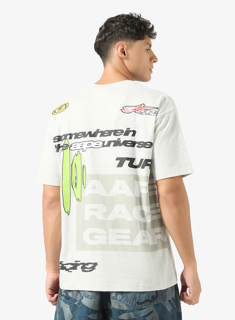 AAPE Logo print tee