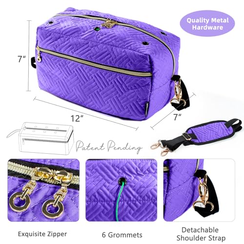 MYBAGZING Crochet Bag Organizer - Knitting Bag - Yarn Storage Organizer - Yarn Bag for Crocheting - Yarn Holder for Crochet Accessories, Crocheting & Knitting Gifts - Image 5
