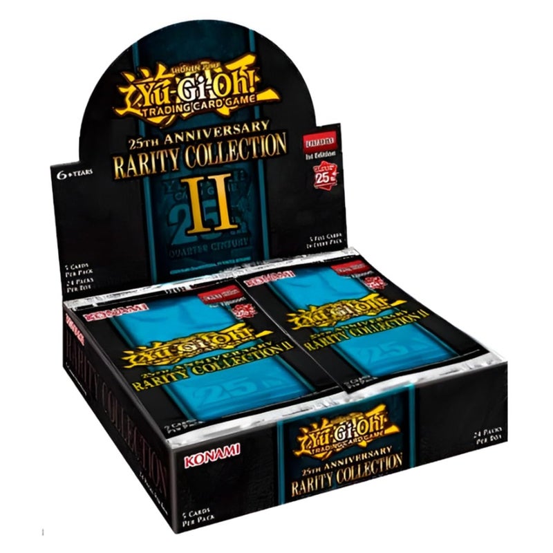 KONAMI YUGIOH CCG Booster Box 25TH Anniversary Rarity Collection 2 18 Packs