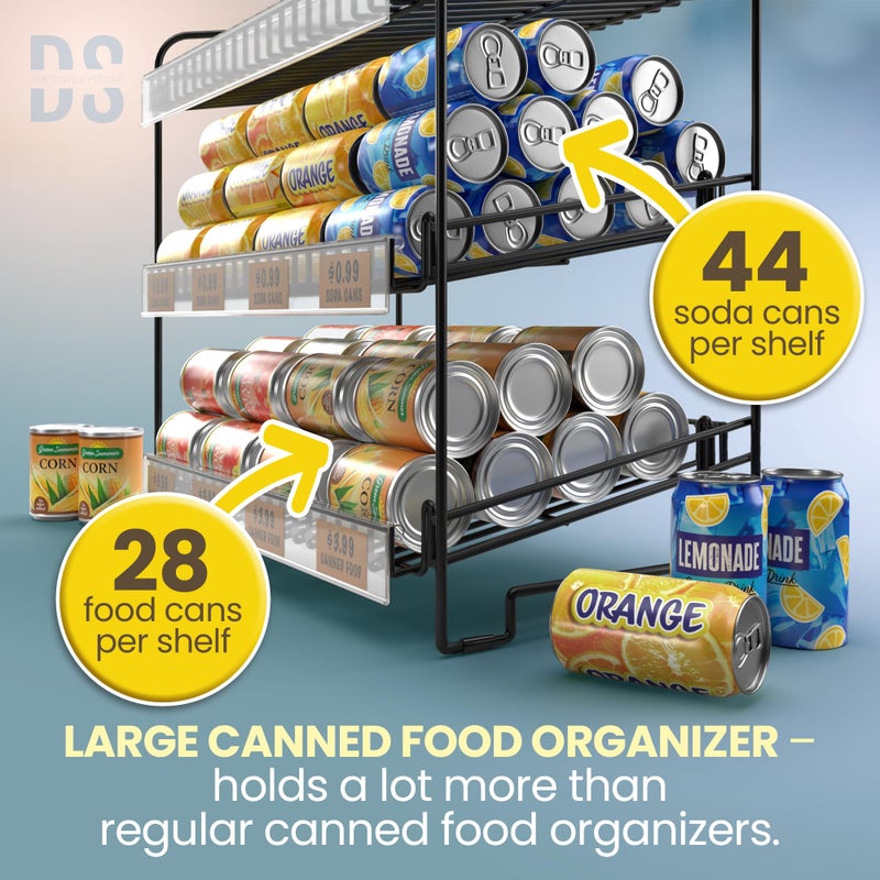 DS THE DISPLAY STORE Black 3 Tier Candy Display Rack â€“ Chip Display for Snack Vendors, Food Trucks, Concession Stands & Retail Storefronts - Image 5