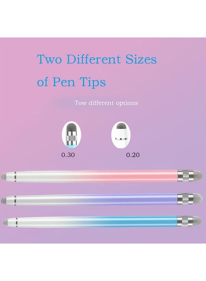 3 Pcs Stylus Pens Stylus Pen for Iphone Ipad Tablet Android Surface Compatible with All Touch Screens Purple Pink Blue