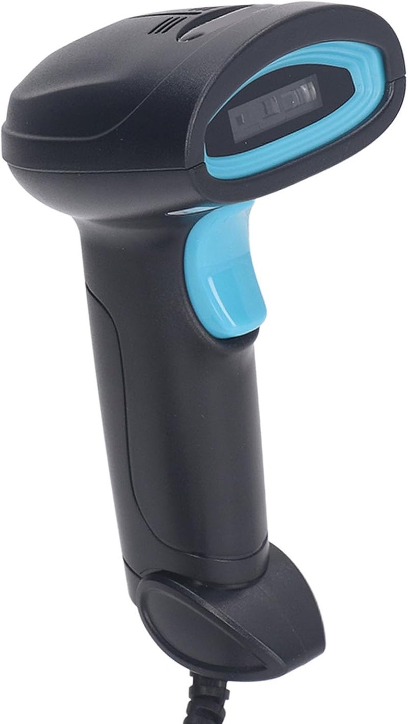 Barcode Scanner, Accuracy Fast Decoding 1D Barcode Scanner, Handheld USB with Ergonomic Lightweight Design for Store Supermarket Warehouse Hospital - Image 4