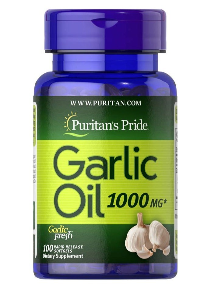 بوريتانز برايد PP GARLIC OIL 1000MG SIZE 100 - Image 1