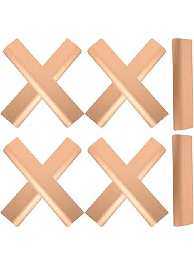 Modern Gold Cabinet Pulls Kitchen Drawer Handles 200mm Length Hidden Edge Hardware - Image 1
