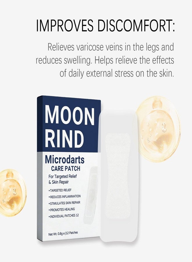 Tasunte Moon Rind VeinTarget Microdarts Patch, Professional Varicose Veins Treatment for Legs Patches, 2026 New Varicose Veins Treatment for Legs, Natural Ingredients Leg Treatment for All Skin Types(3 box) - Image 5