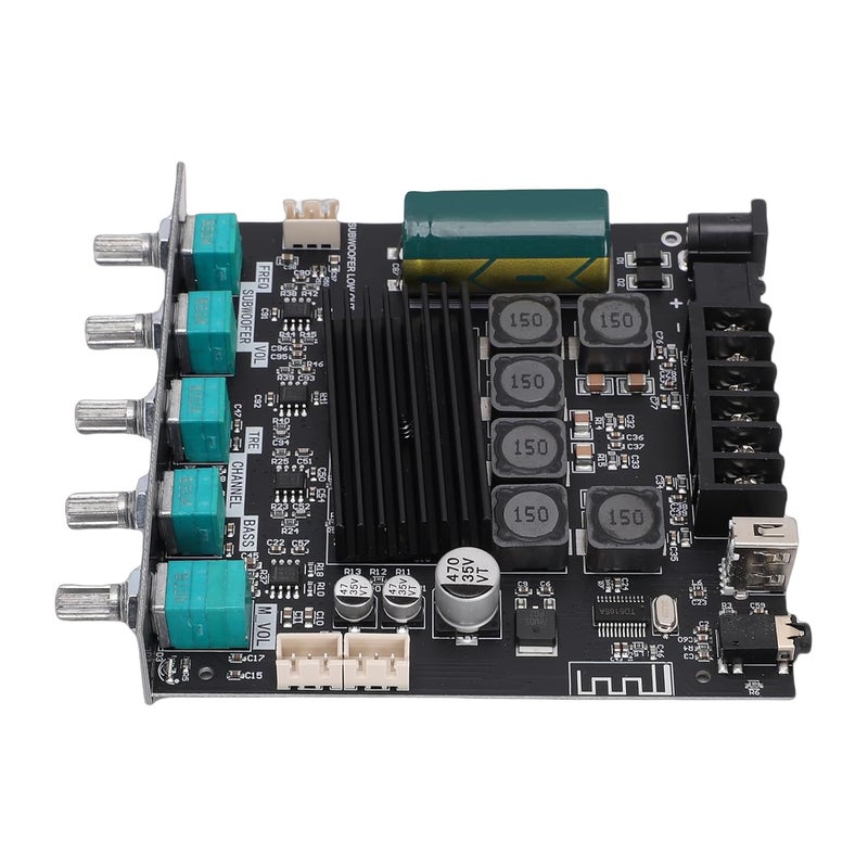 LiebeWH 2.1 Channel Bluetooth Amplifier Module, TPA3116D2 Chip, 50W X 2 Power Output for DIY Home Speakers - Image 2