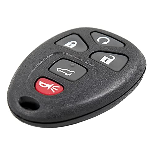 Keyless2Go Replacement for Keyless Entry Car Key Vehicles That Use 5 Button 15913415 OUC60270 OUC60221, Self-Programming - 2 Pack - Image 2